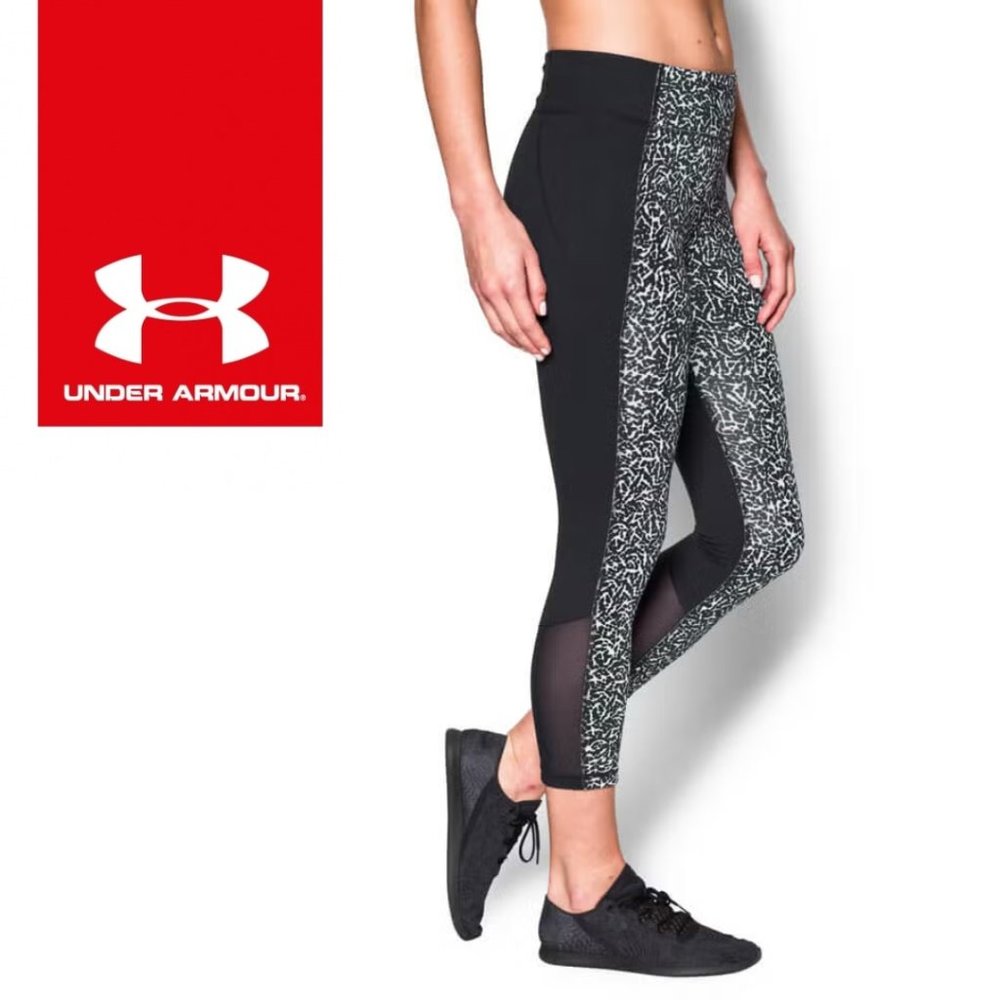Under Armour Women's Mirror Printed Crop Leggings - Size XS